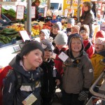 Auf dem Markt.